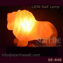 Lion Salt Lamp